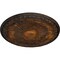 Ekena Millwork Raymond Ceiling Medallion (Fits Canopies up to 5 3/8"), Hand-Painted Rust, 18"OD x 1 1/4"P CM18RA2RUS - alternate 2